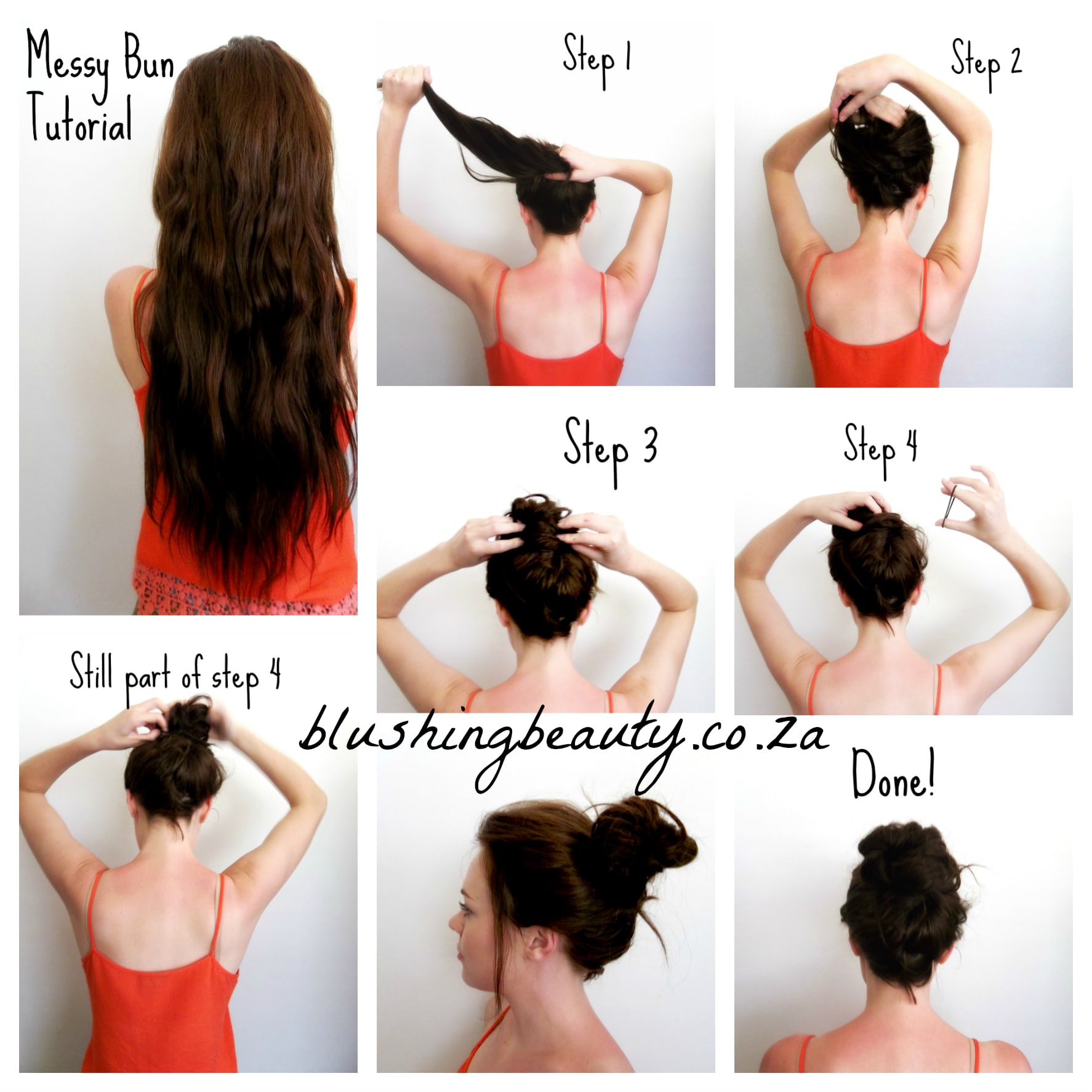 How To Do A Messy Bun Step By Step Style Arena 3215