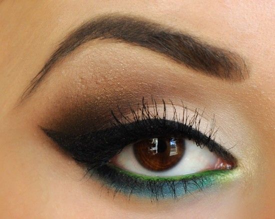 brown eyes makeup