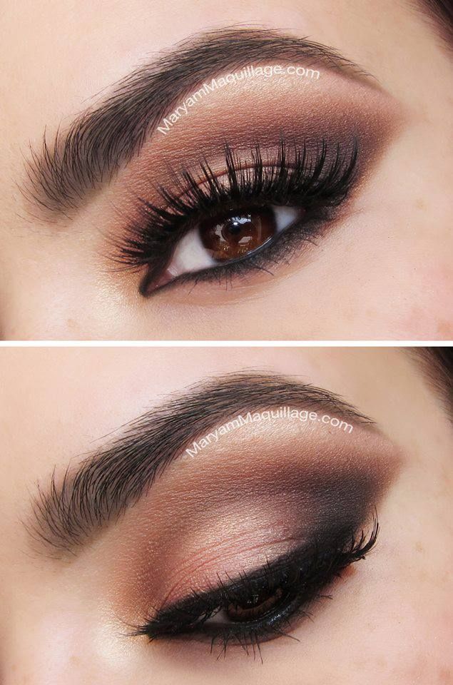 basic eye makeup for brown eyes