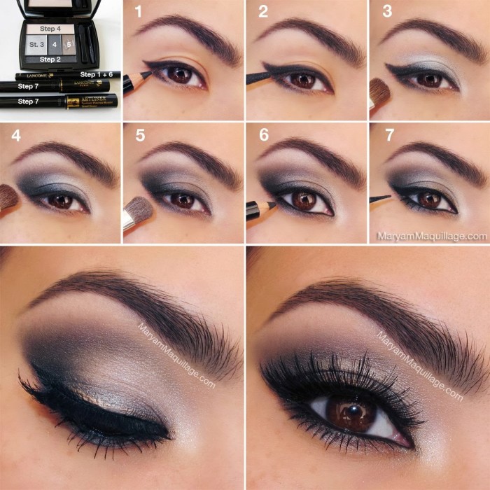 smokey eye makeup steps