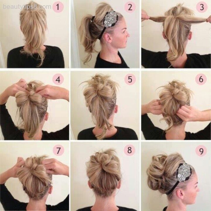 How To Do A Messy Bun Step By Step Style Arena