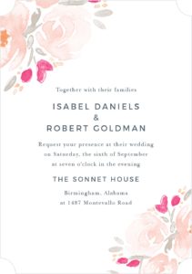 budget wedding invitations